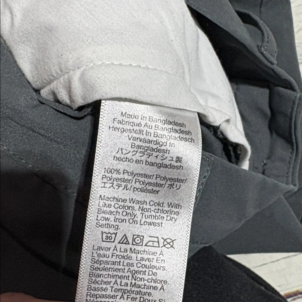 J. Crew Factory Flex Slim-fit Tech Chino Pant Grey Sz 33X30